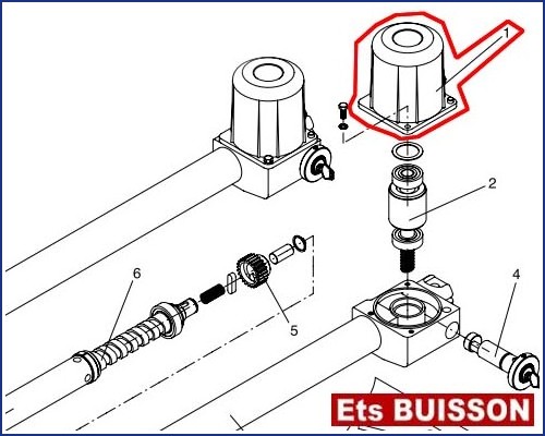 BENINCA DU.30V sx - Moteur N°1 Ref. 9686463